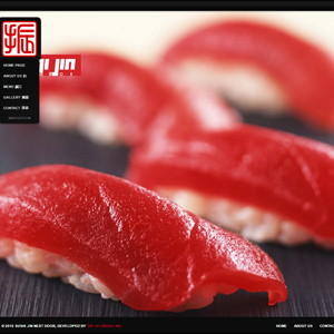 Sushi Jin Next Door, a website made by the Philadelphia area web development company TAF JK Group Inc.